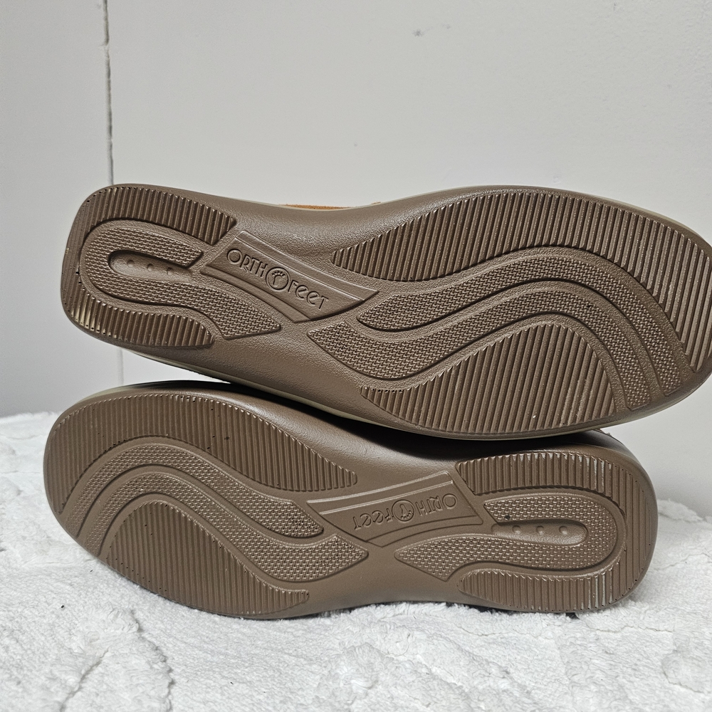 Orthofeet Tuscany Brown Moccasins Supportive Comfortable Men's Size 8.5 - Picture 3 of 6